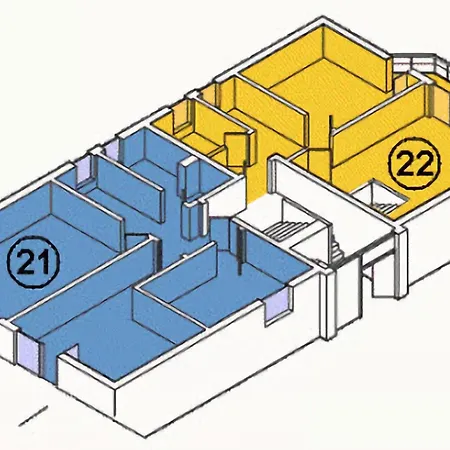 公寓 Haus Kiek Ut 22 *